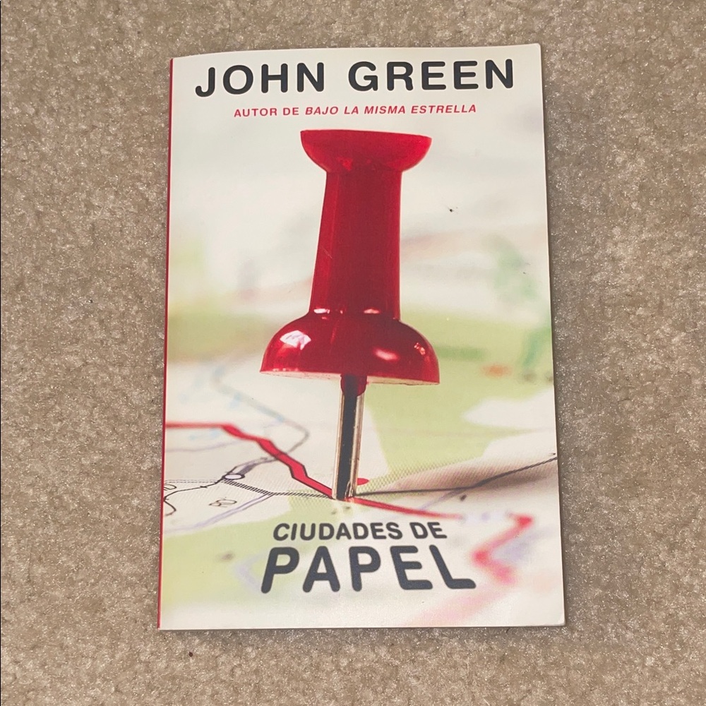 Ciudades de Papel by John Green Book